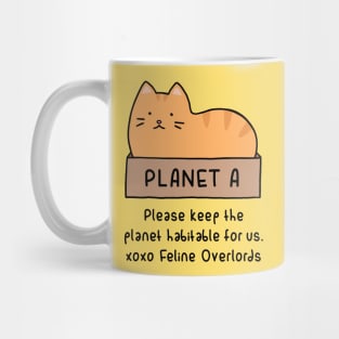 Orange Cat - Habitable Planet (Buttercream) Mug